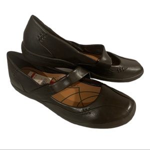 Bare Traps Sz 9.5 New Landon Black Faux Leather Shoes Women’s MaryJane Mary Jane